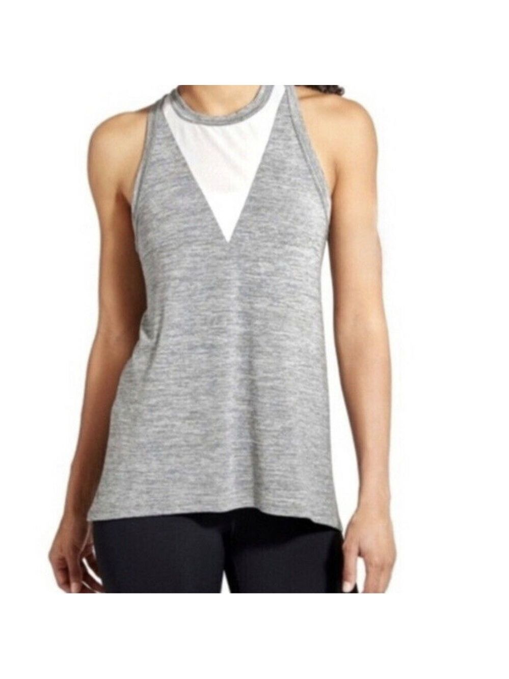 Athleta Women’s Utopia Tank Heather Gray Size Small - Picture 5 of 6